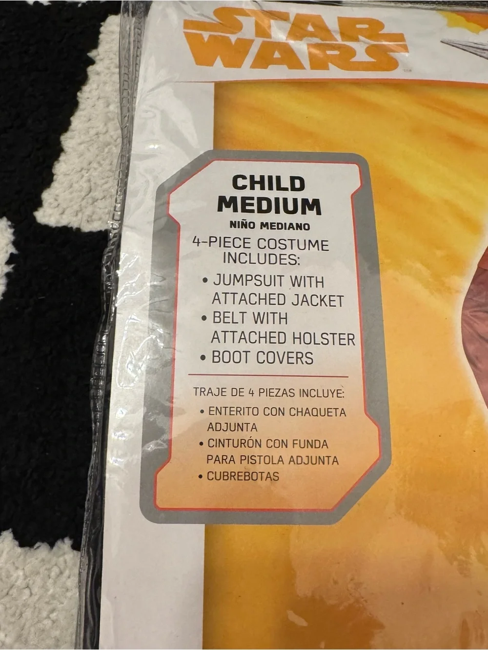 New Disney Star Wars Han Solo Halloween Costume Youth Size Medium